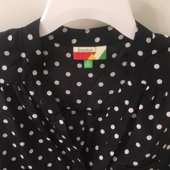 Modcloth | Polka Dot Sleeveless Top M NWOT - Picture 3 of 5